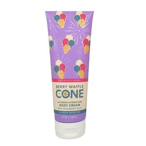 🆕 BERRY WAFFLE CONE - Ultimate Hydration Body Cream - Bath & Body Works - RARE